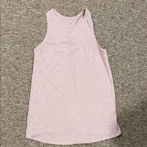 Lululemon Athletica Light Pink Open Back Tank Top